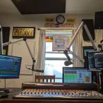 KCAW in Sitka is one of more than two dozen public radio stations broadcasting across Alaska. (Photo by Nathaniel Herz/Northern Journal)