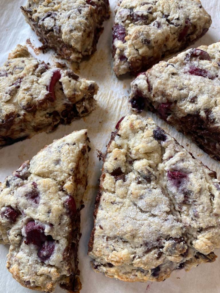 These scones are an easy treat and feature Alaska-grown fruit. (Photo provided by Tressa Dale)