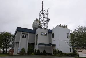 KTOO, Juneaus public radio station, is photographed in Juneau, Alaska, on Friday, July 11, 2025. (Photo by Erin Thompson/Peninsula Clarion)