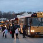 An Alaska Air National Guard C-17 Globemaster III, assigned to the 176th Wing, arrives at Joint Base Elmendorf-Richardson, Alaska, with approximately 300 evacuated residents from western Alaska, Oct. 15, 2025. (Alaska National Guard photo by Alejandro Peña)