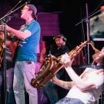 The Seward-based band Blackwater Railroad Company plays onstage ahead of their New Years concert in Juneau at Crystal Saloon. (photo courtesy Blackwater Railroad Company)