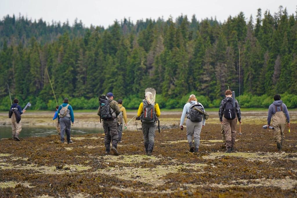 Shaelene Grace Moler photo
The second annual Southeast Alaska Fly Fishing Guide Academy was held in Angoon this last summer where seven high school students explored what regenerative tourism could look like in small communities, and what role they have in it as fly fishing guides. Each student received college credit for this week-long course.