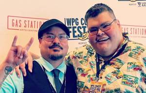 Nelson Mayer and Clayton Stewart at the Winnipeg Comedy Fest, May 2023. (Nelson Mayer/Contributor)
 Clayton Stewart promotional image. (Nelson Mayer/Contributor)