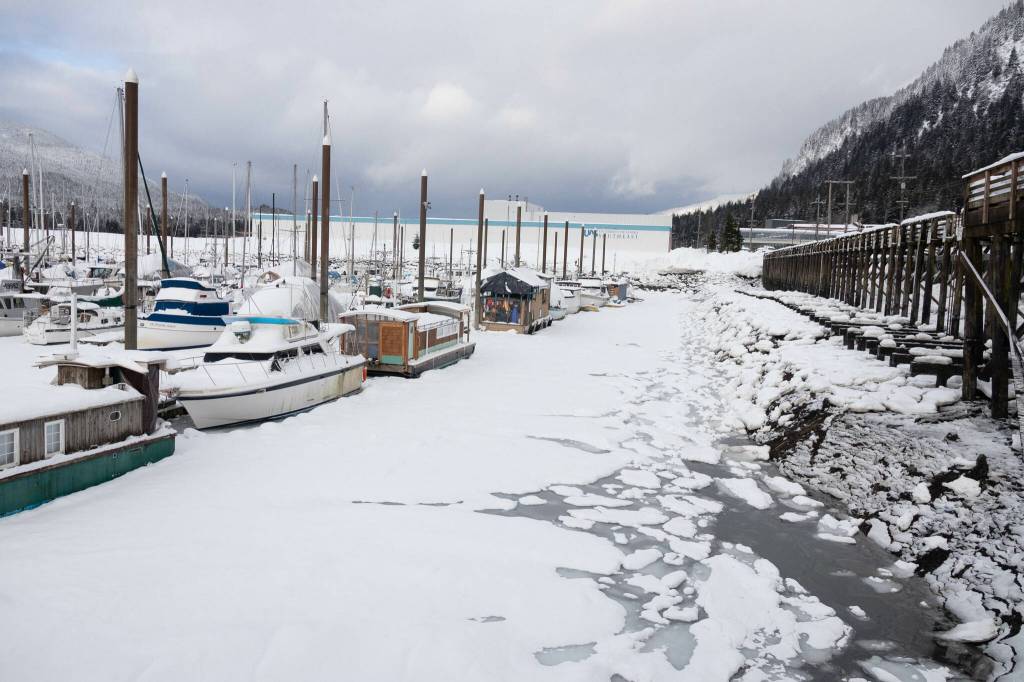 Harris Harbor is pictured on Jan. 2, 2026. (Chloe Anderson for the Juneau Empire)