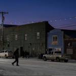 A street in Nome, Alaska on Dec. 2, 2025. Nome, population 3,700, is accessible only by plane outside a few months when boats can pass through. But it will be the home of the nations only deepwater Arctic port. (Ruth Fremson/The New York Times)