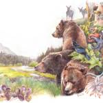 Photo courtest of Bea Martin Villalba. A bear-able adventure, donated artwork after the completion of the residency. Beatriz Martin Copyright.