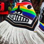 Back of the pride robe.