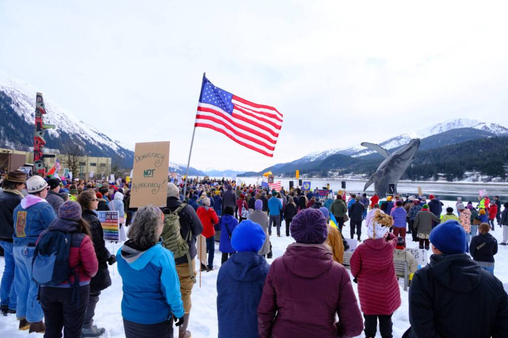 ‘No consent’: Third nationwide No Kings protest draws thousands across Alaska
