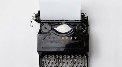 Letter to the editor typewriter (web only)