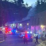 One person was taken to hospital with minor injuries after an apartment fire in the early hours of Wednesday, April 15, 2026 at JAMHIs Salmon Creek eight-plex. (Capital City Fire Rescue/Facebook)