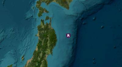 A 7.4-magnitude earthquake hit off the coast of Japan Monday, April 20, 2026. (U.S. Tsunami Warning System)
