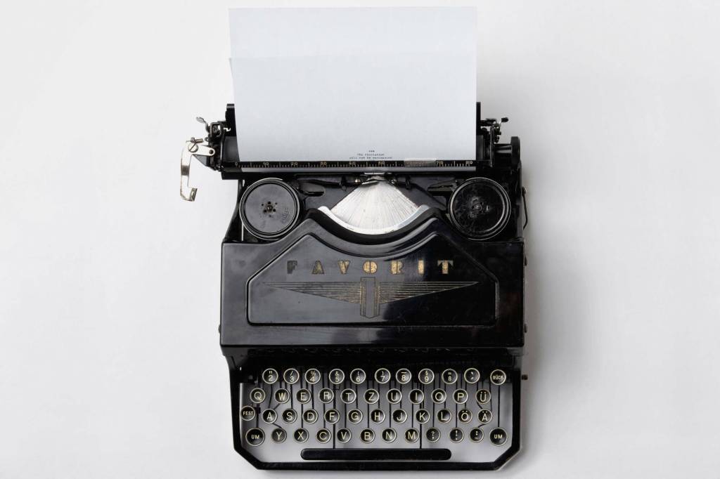 Letter to the editor typewriter (web only)