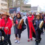 Dozens marched in Juneau to raise awareness of Missing and Murdered Indigenous Peoples on May 5, 2026. (Photo by Corinne Smith/Alaska Beacon)