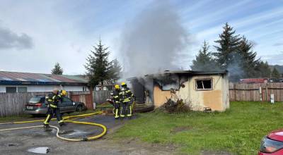 Capital City Fire Rescue crews respond to a Sunday morning trailer fire in Mendenhall Valley. (Capital City Fire Rescue/Facebook)