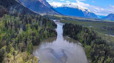 U.S. Border Patrol Blaine Sector photo
The Taku River as seen May 19, 2025, from an Alaska Wildlife Troopers helicopter during a patrol flight.
