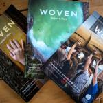 All three issues of Woven: Peoples & Place. Available on the Sustainable Southeast Partnership website. (Photo by Bethany Goodrich)