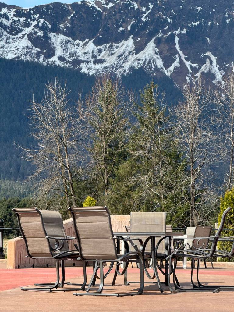 The Alaska Department of Family and Community Services (DFCS) is set to celebrate the revitalized Chilkat Plaza at Juneau Pioneers Homes with a grand reopening and ribbon cutting event next week. (DFCS Public Information Team)