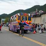 Jasz Garrett / Juneau Empire file photo 
Shannon Crossley (left) watches the Douglas parade on Friday, July 4, 2025.