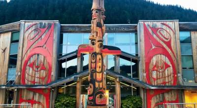 The Sealaska Heritage Institute (SHI) has published a new book about three totem poles that the Forest Service employed Tlingit and Haida men to create between 1938 and 1942. (Brendan Sainsbury)